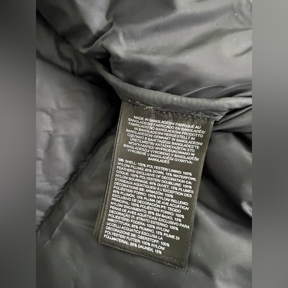 The North Face Men’s 1996 Retro Nuptse Jacket Tnf Black Trail Glow Print - Picture 9 of 14